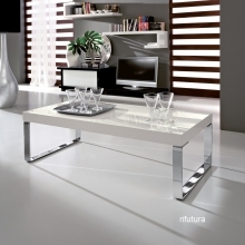 Tavolino salotto PR-GIOIA ovale 110x60 cm o rotondo 85 cm